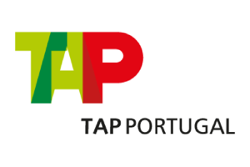 TAP logo, der linker til booking 